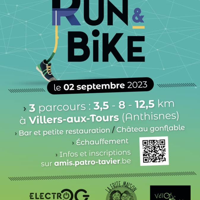 Le Run and Bike du  patro de Tavier