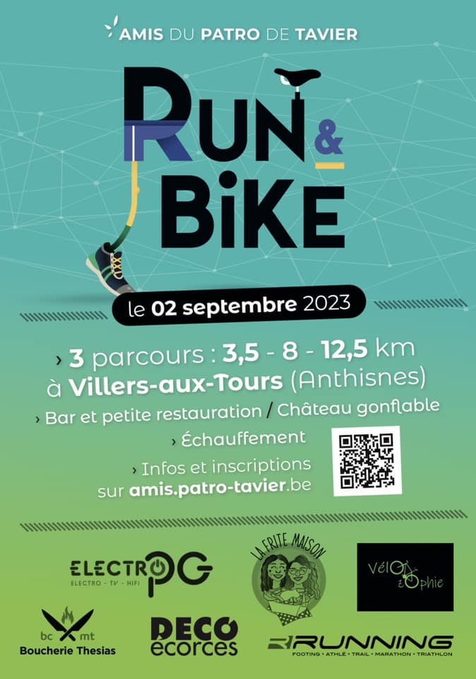 Le Run and Bike du  patro de Tavier